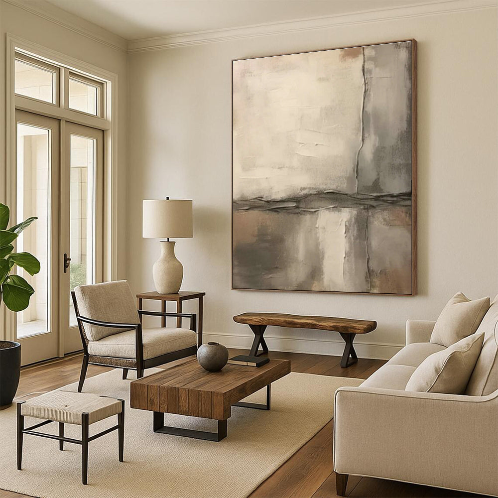 Original Handmade Abstract Painting for Bedroom and Cottage Dining Room DLZ1585