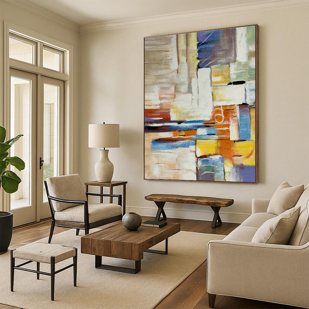 Custom Abstract Canvases for Office and Bedroom DLZ0777
