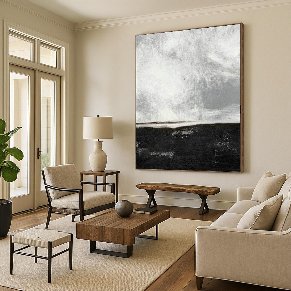 Big, Tailored Handmade Abstract Canvas Art for Dining Room & Entryway DLZ2062