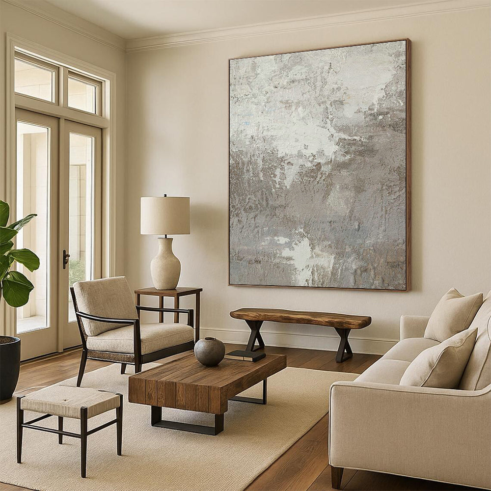 Enormous Dimension Custom-Tailored Hand Painted Abstract Art for Hallway & Entryway DLZ2200