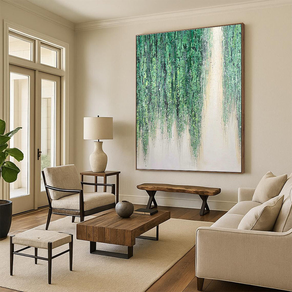 Humongous Extent Custom-Designed Handmade Abstract Canvas for Living Room & Office DLZ2206