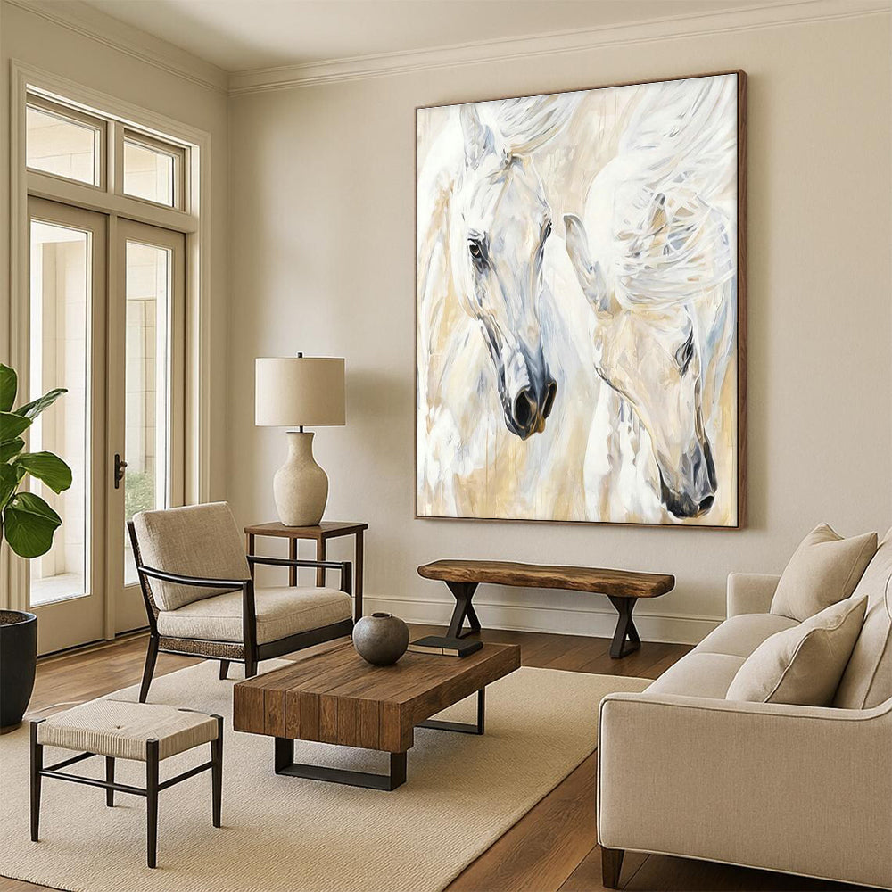 Handmade Abstract Masterpiece for Cottage Office & Living Room DLZ2341