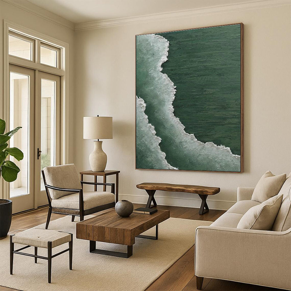 Ginormous Proportioned Custom-Built Handmade Abstract Canvas for Cottages & Bedroom DLZ2201