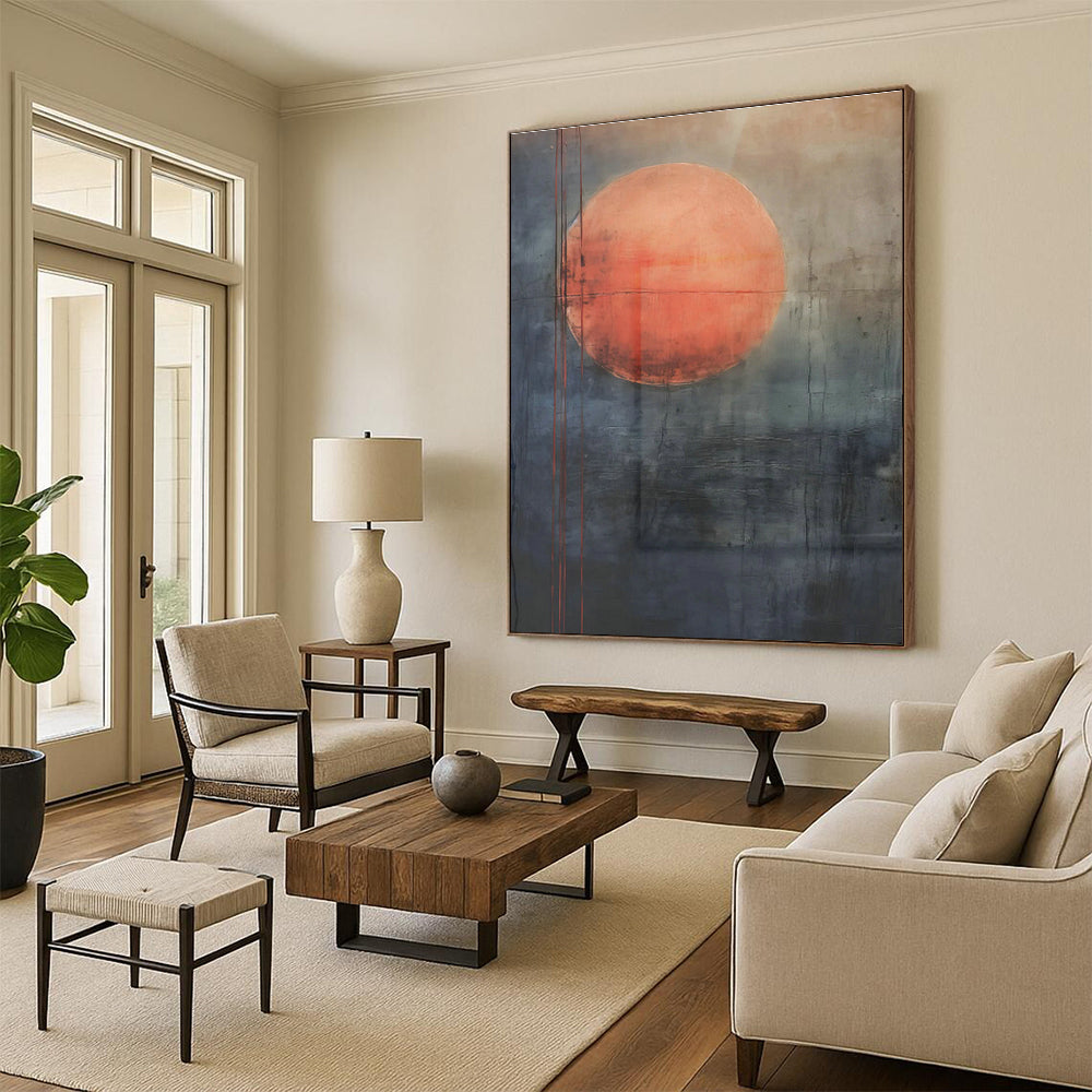 Gigantic - Stretch Hand - Painted Abstract Canvases for Living Room Open - Floor Plans & Cottage Great Rooms DLZ0747