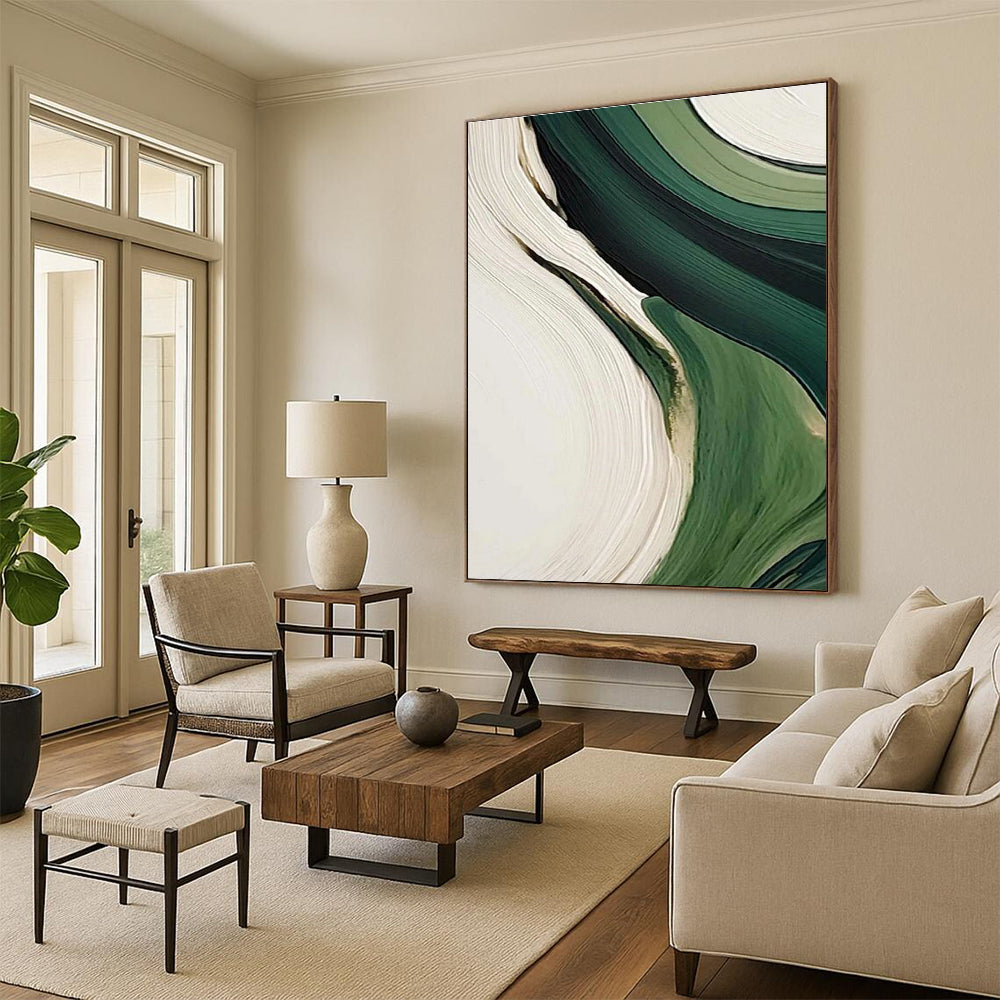 Oversized Tailored Handmade Abstract Painting for Hallway and Cottage DLZ2168