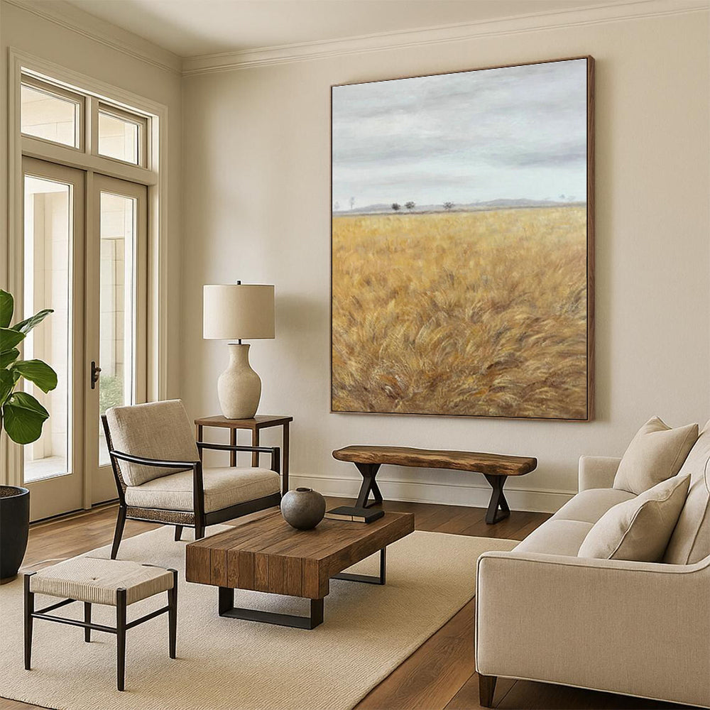 Enormous Custom - Illustrated Hand Painted Abstract Artwork for Dining Room & Bedroom DLZ2134