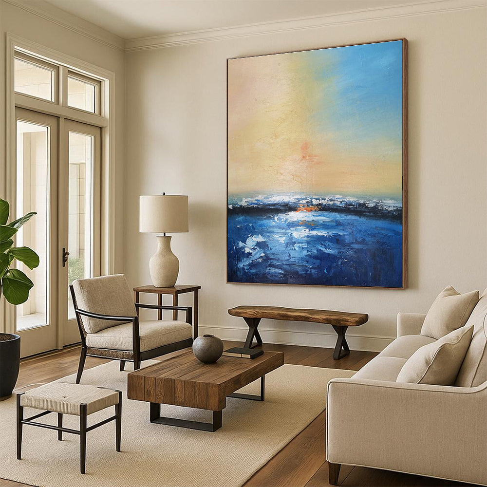 Extra - Large Custom Abstract Canvas for Office & Hallway DLZ1331