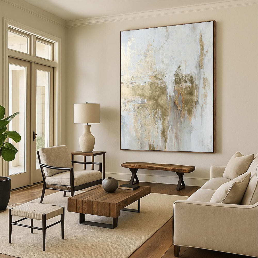 Gigantic Bespoke Abstract Canvas for Dining Room & Entryway DLZ1013