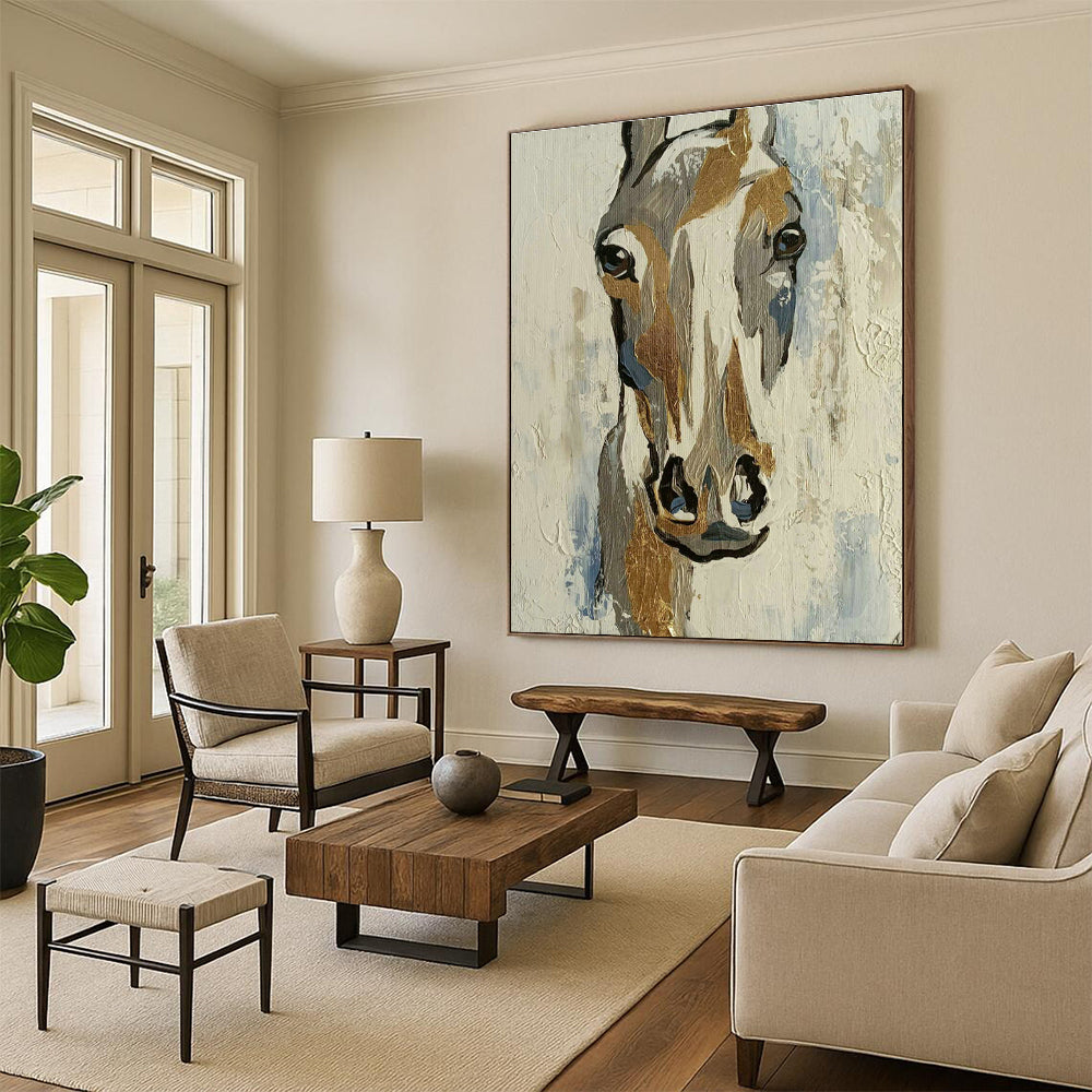 Gigantic Bespoke Handmade Abstract Painting for Cottage & Living Room DLZ2103