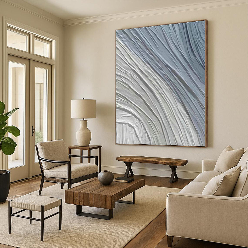 Grand - Sized Custom Hand - Painted Abstracts for Cottage Dining Rooms & Entryway Vestibules DLZ0580