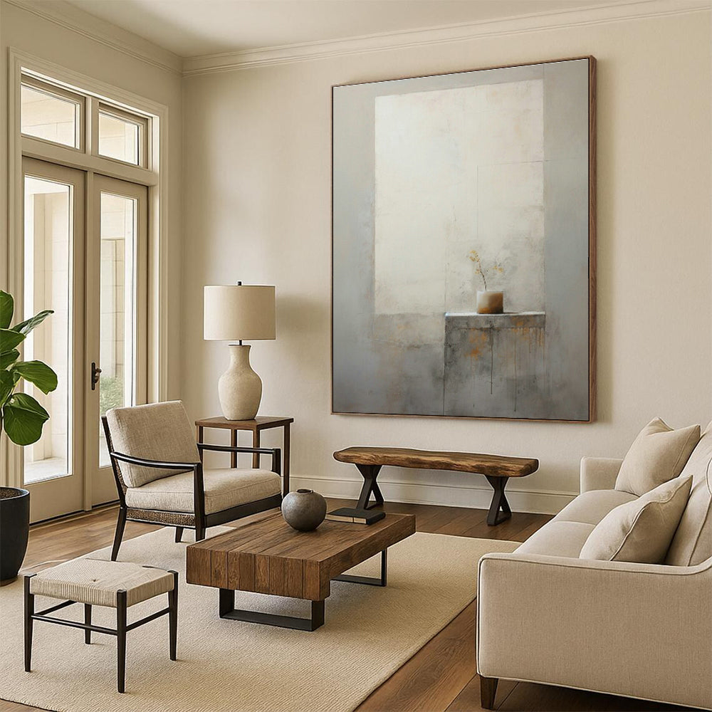Extra - Vast Hand - Painted Abstract Canvases for Cottage Living Room Sunrooms & Entryway Key Drop Zones DLZ0607
