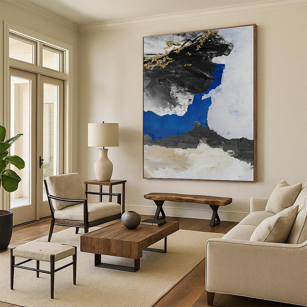 Vastly Oversized Bespoke Abstract Canvas for Office & Cottage Entryway DLZ1238