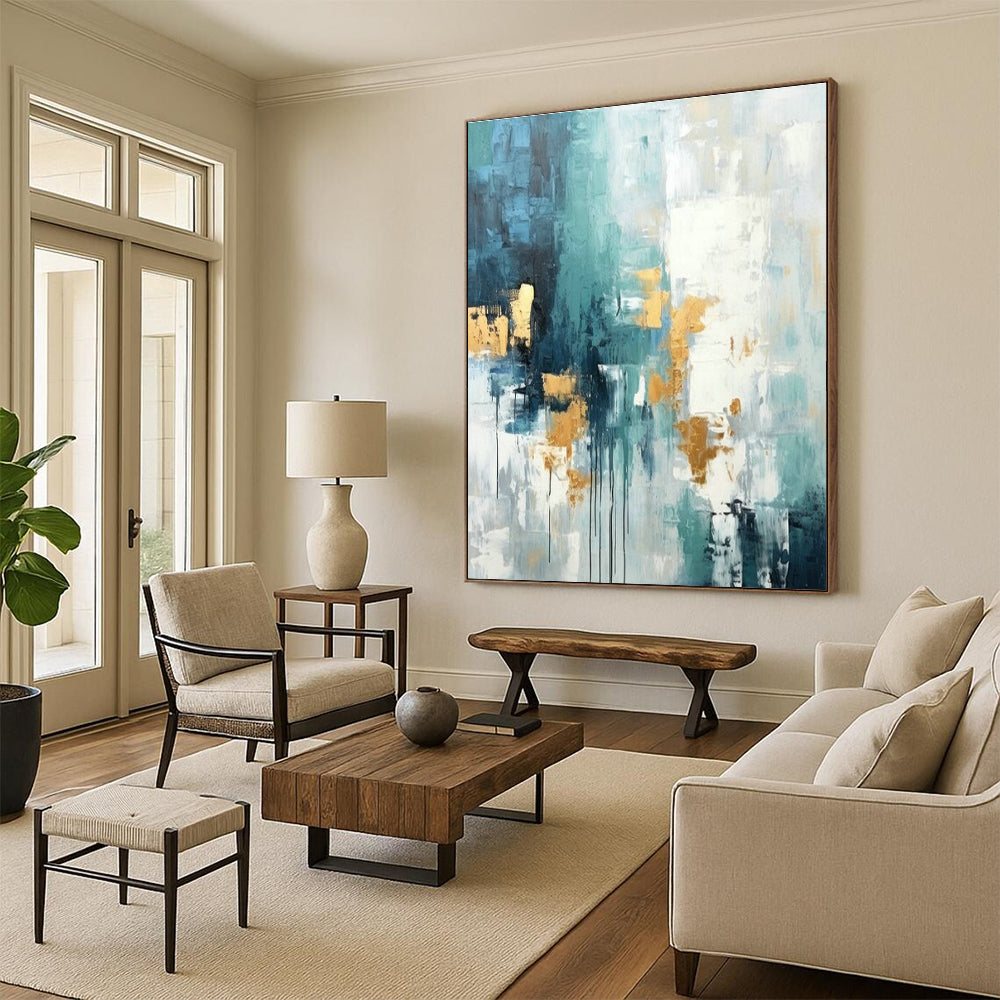 Large Customizable Handmade Abstract Wall Decor for Living Room Console Table Back Wall and Bedroom Dresser Mirror Wall DLZ1936