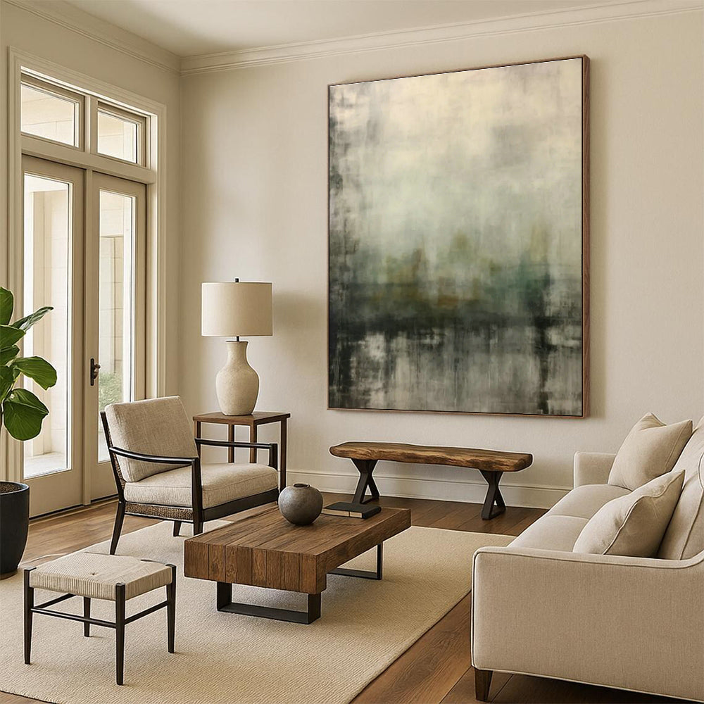Custom Abstract Paintings for Cottage Office Breakout Areas & Bedroom Terraces DLZ0841