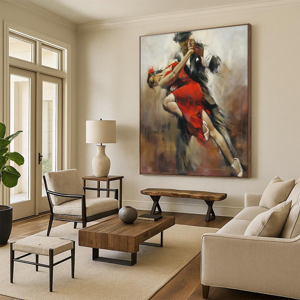 Hand-Painted Abstract Painting for Office & Hallway DLZ2337