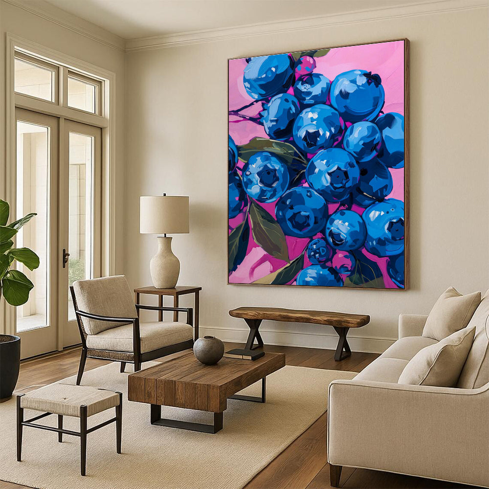 Hand - Painted Abstract Art for Living Room and Cottage Hallway DLZ0653