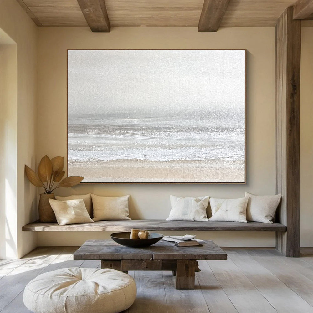 Neutral Toned Sea Abstract Painting DYP095