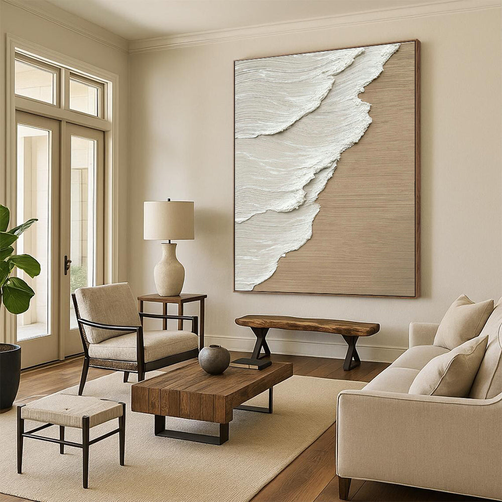 Humongous Tailored Handmade Abstract Painting for Bedroom & Dining Room DLZ2176