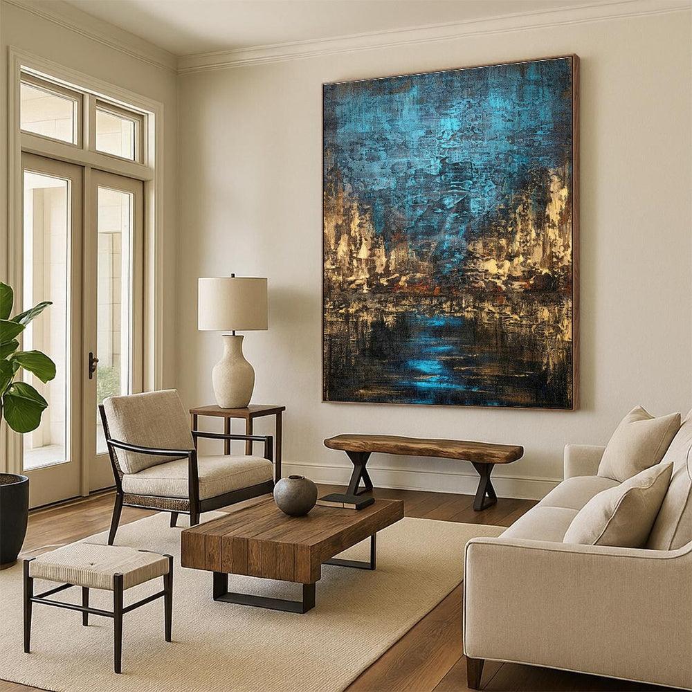 Mammoth - Extent Custom Abstract Canvases for Hallway Skylight Corridors & Cottage Laundry Rooms DLZ0744