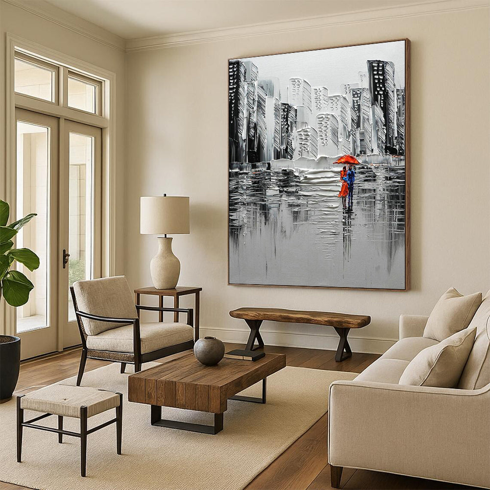 Handmade Abstract Art for Entryway & Dining Room DLZ2300