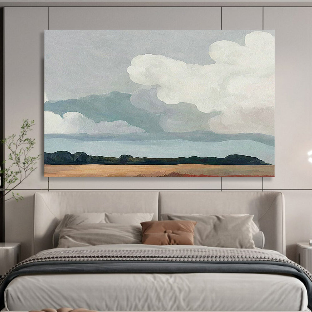 Oversized Custom Hand-Painted Abstract Art for Antarctic Marine Mammal Bioacoustics and Communication Research Station DLZ3177