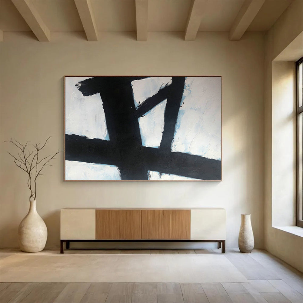Tailored High-Altitude Weather Observatory Giant Abstract Hand Painting DLZ2565