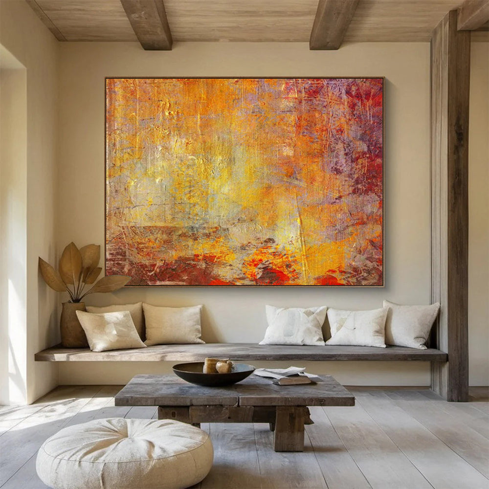 Custom-Made Space Telescope Observatory Large Abstract Hand Painting DLZ2576