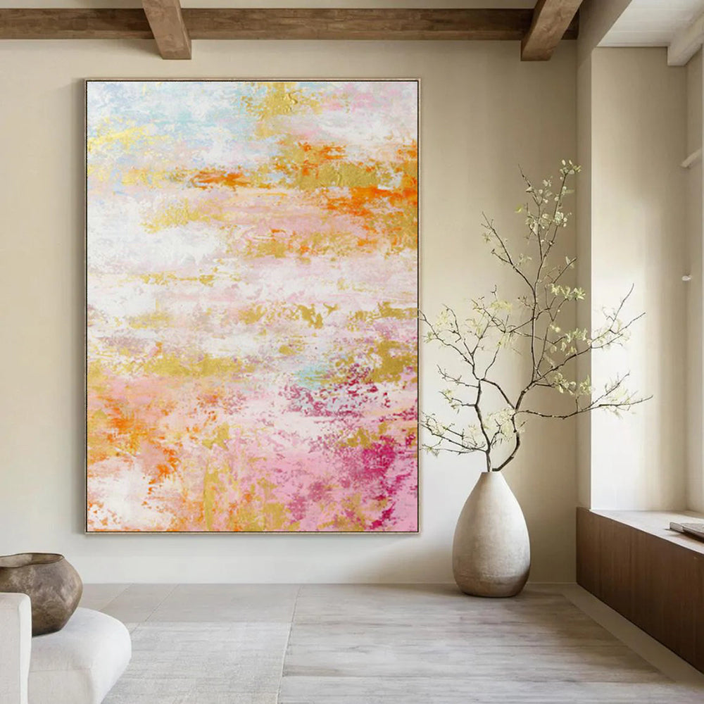 Huge Customizable Handmade Abstract Wall Art for Traditional Mexican Folk Art Galleries  DLZ0047