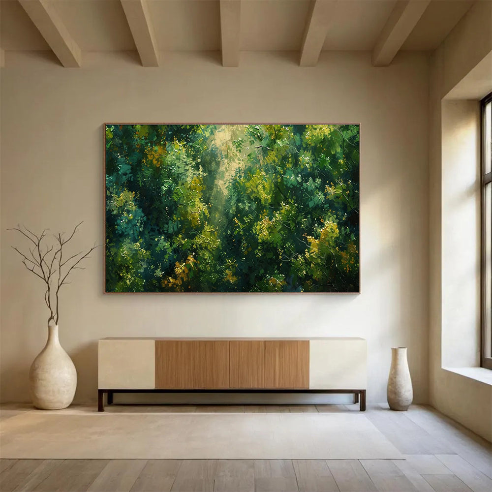 Customized Large-Scale Abstract Hand Painting for Urban Pollinator Insect Habitat Microclimate Research Center DLZ3195