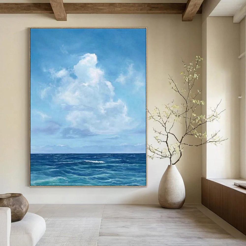 Large-Scale Custom Hand-Painted Abstract Artwork - Artistic Rhythm for Salsa Dance Academies  DLZ0311
