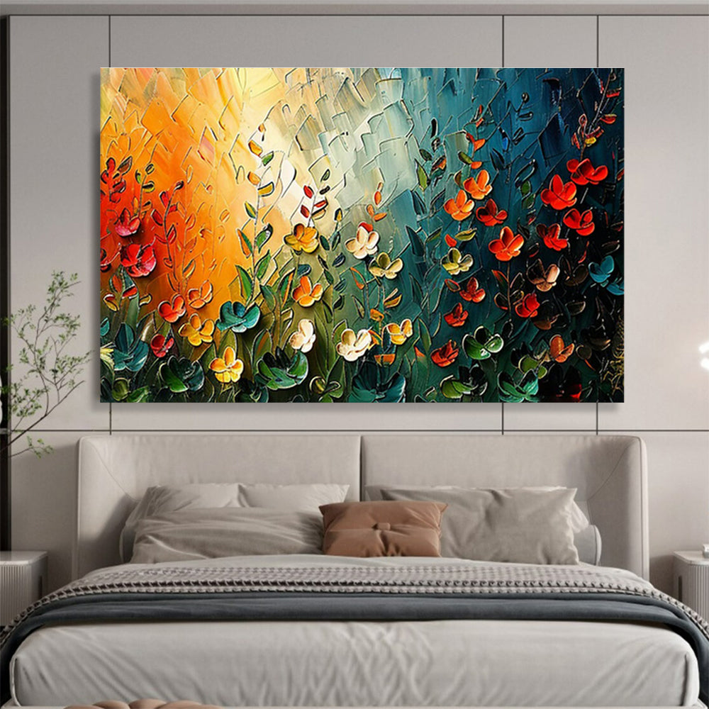 Oversized Custom Hand-Painted Abstract Art for Subterranean Cave Ecosystem Education Center DLZ3071