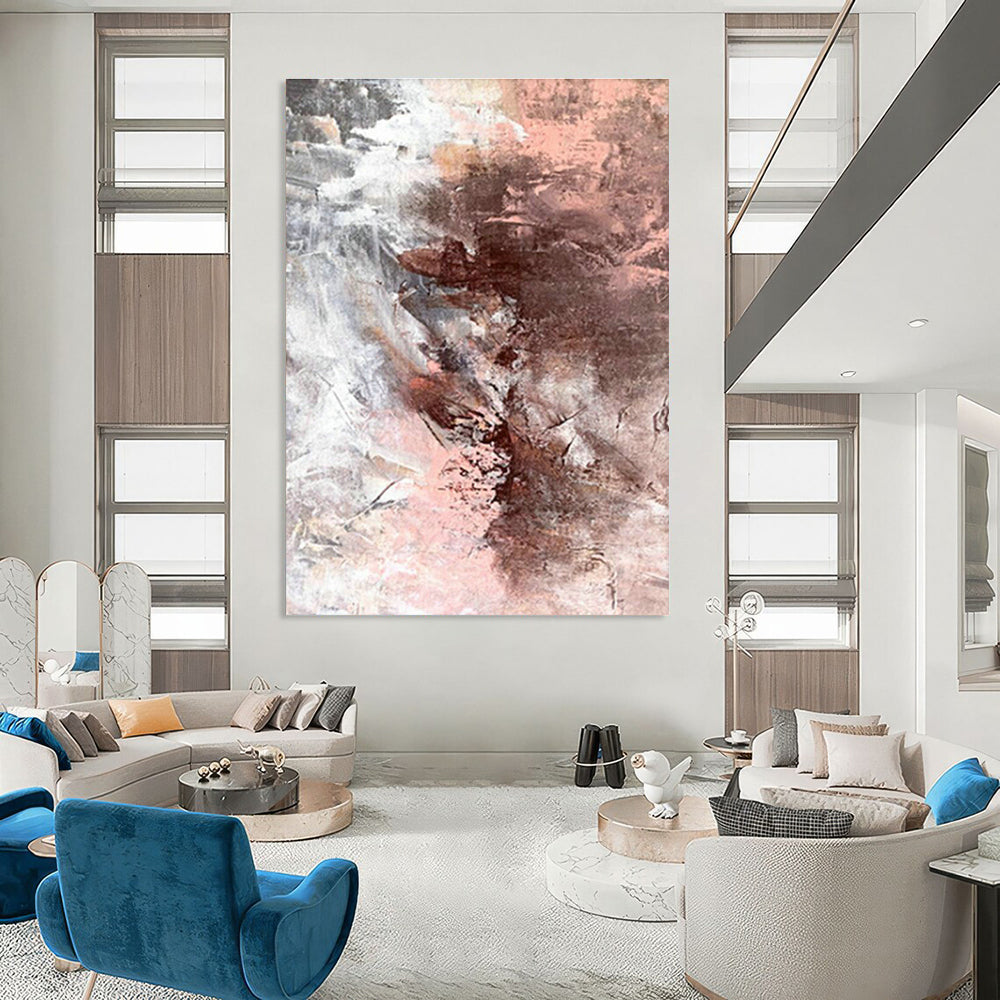 Gigantic Customizable Hand-Painted Abstract Artwork for Traditional Chinese Ink Painting Academies  DLZ0043