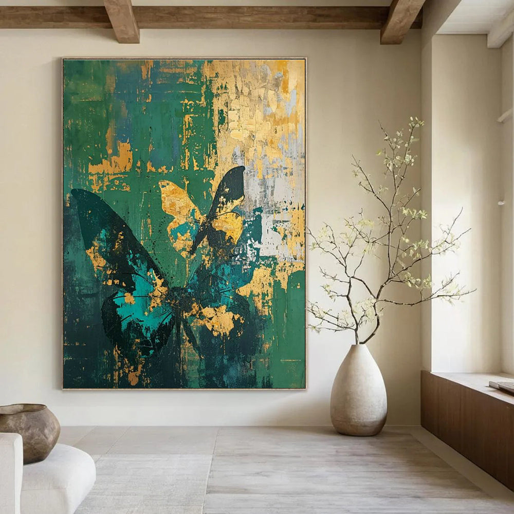 Vast Custom Hand-Painted Abstract Canvas - Artistic Creativity for Comic Book Drawing Workshops  DLZ0297