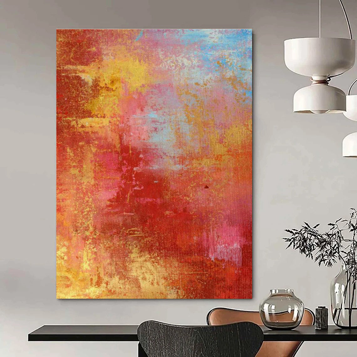 Big Custom Handmade Abstract Artwork for Coin Collecting Clubs  DLZ0021