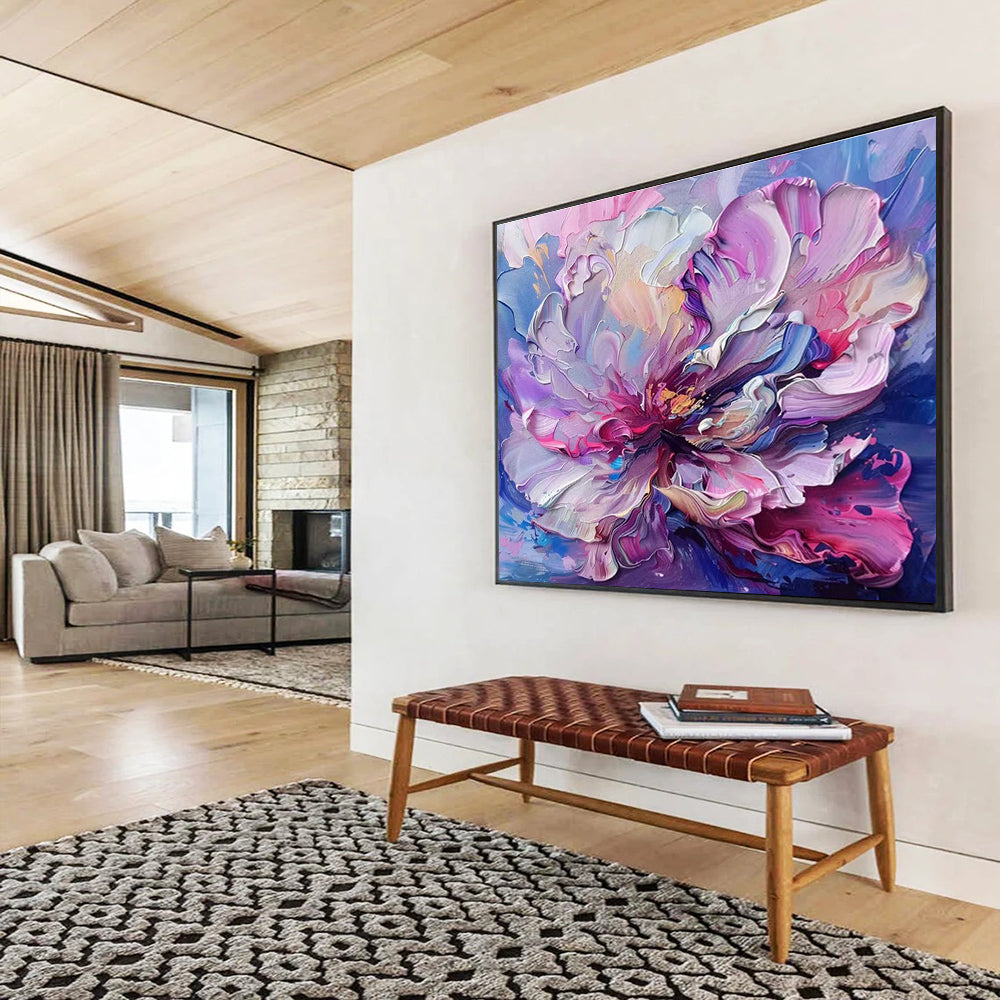 Large-Size Custom Abstract Hand Painting for Urban Vertical Aquaponics Fish Breeding Facility DLZ3065
