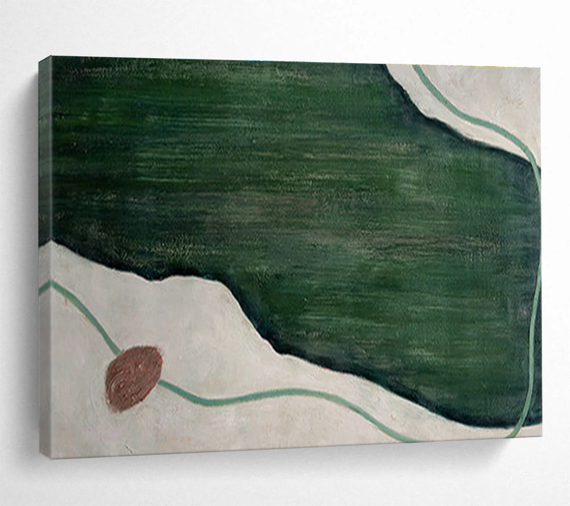 Customized Large-Scale Abstract Hand Painting for Urban Biodiversity Conservation Center DLZ2994