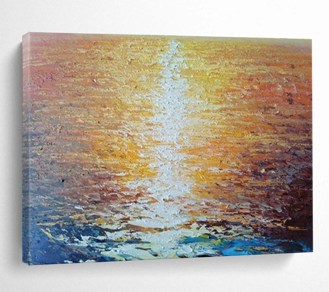 Custom-Made Giant Abstract Hand Painting for Subterranean Fossil Museum Gallery DLZ3021