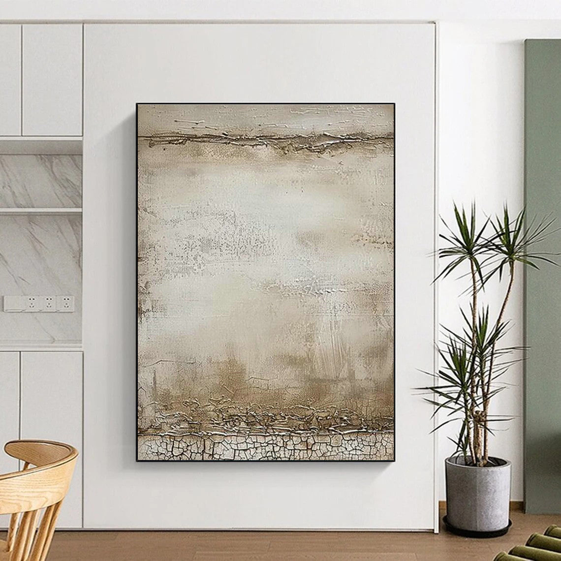 Must-Have for Bedrooms! Large-Scale Custom Hand-Painted Abstract Artwork  DLZ0119