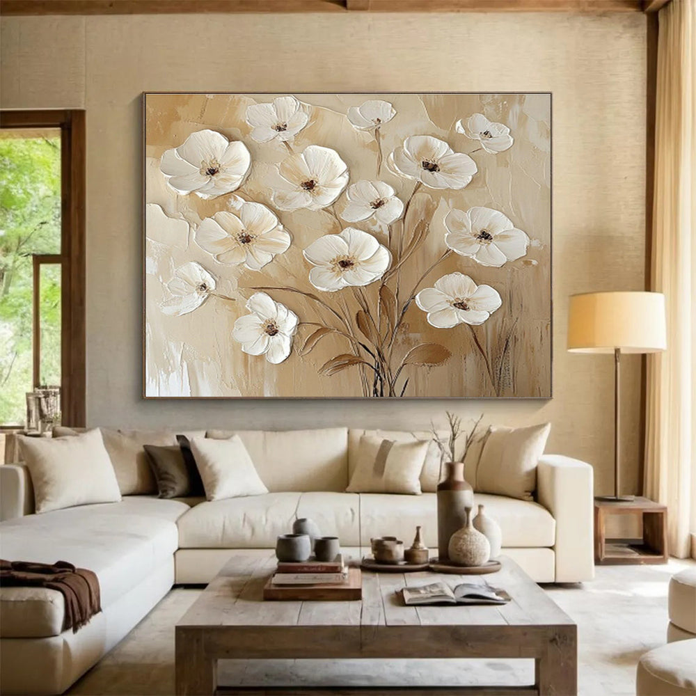 Customized Large-Scale Abstract Hand Painting for Presidential Suite DLZ2693