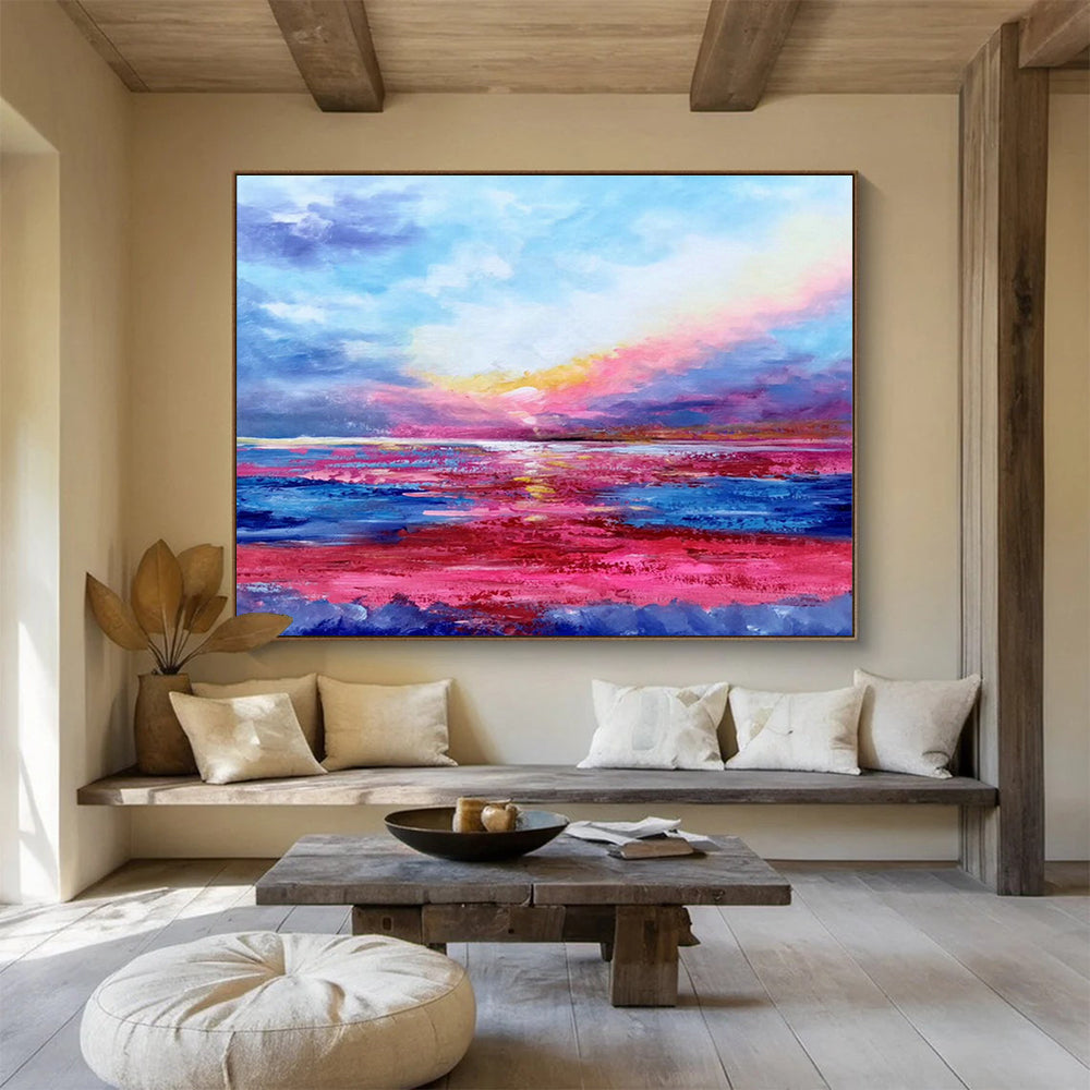 Tailored High-Altitude Weather Modification Drone Base Giant Abstract Hand Painting DLZ2671