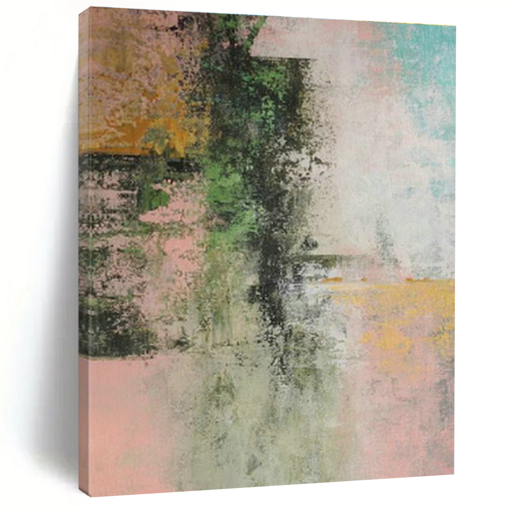 Oversized Custom Handmade Abstract Painting for Traditional Japanese Kimono Ateliers  DLZ0044