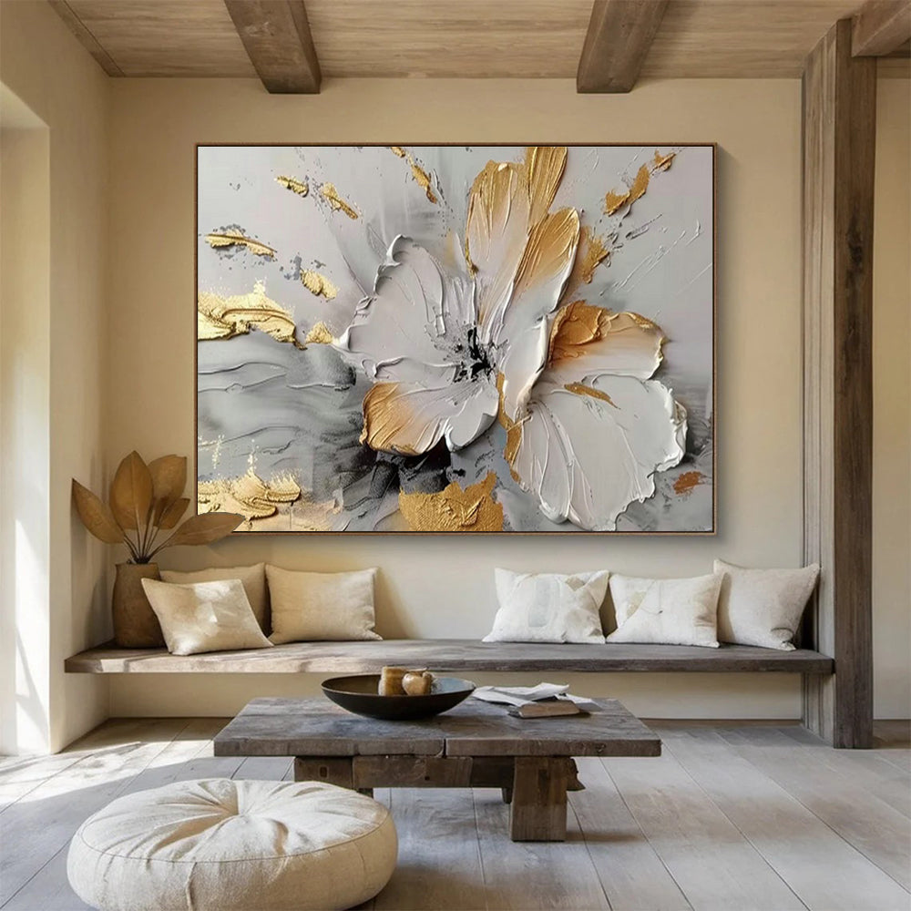 Large Custom Abstract Hand-Painted Art for Urban Vertical Farming Crop Disease Prevention Lab DLZ3061