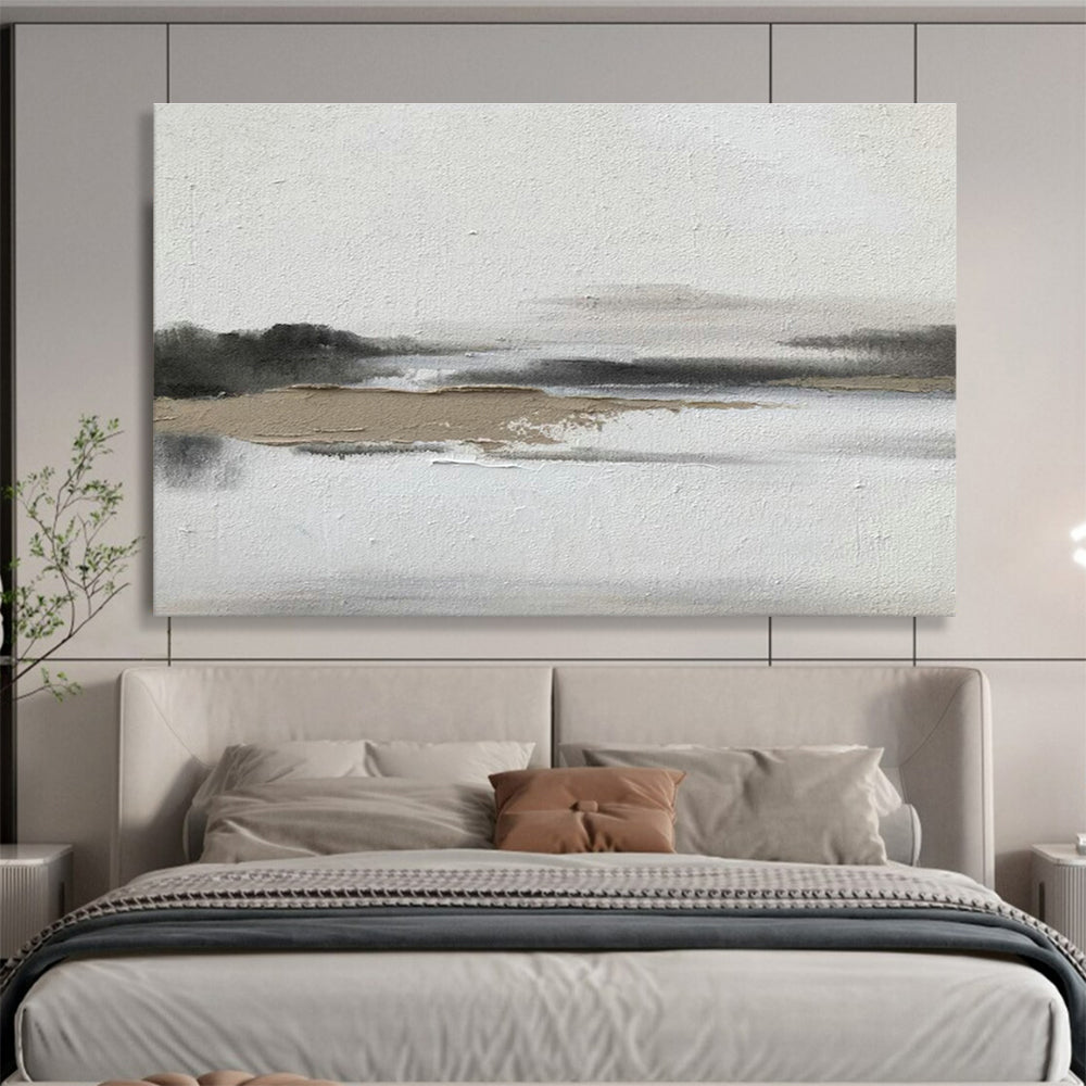 Jumbo Custom Hand-Painted Abstract Canvas for Corporate Break Rooms DLZ3295