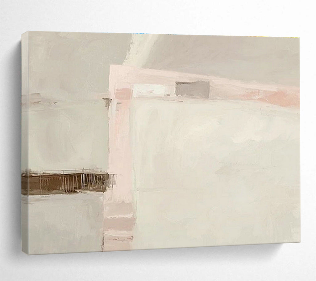 Oversized Custom Abstract Hand Painting for Underground Parking Garage Entrance DLZ2816