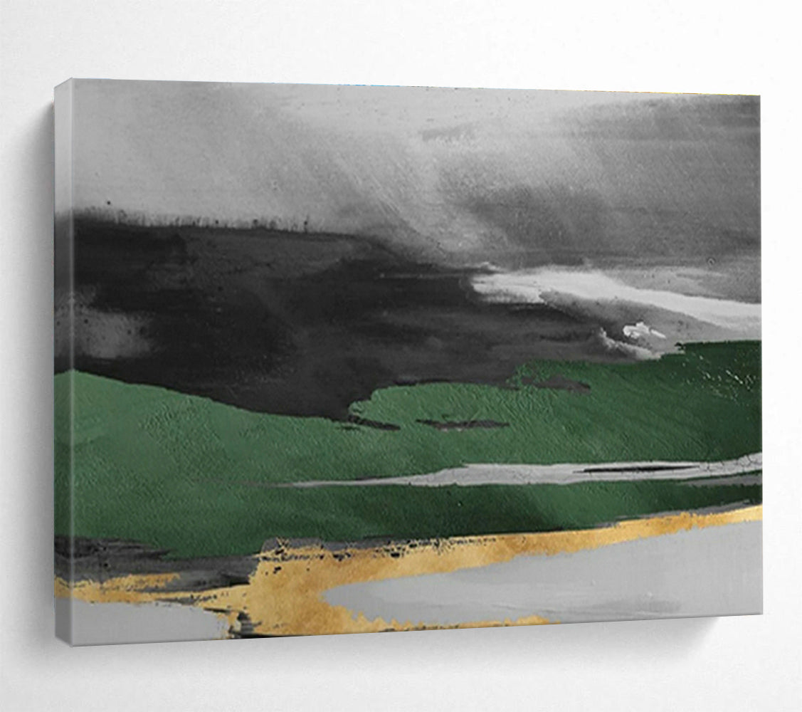 Large Custom Abstract Hand-Painted Art for Underwater Cultural Heritage Digital Reconstruction Studio DLZ2990