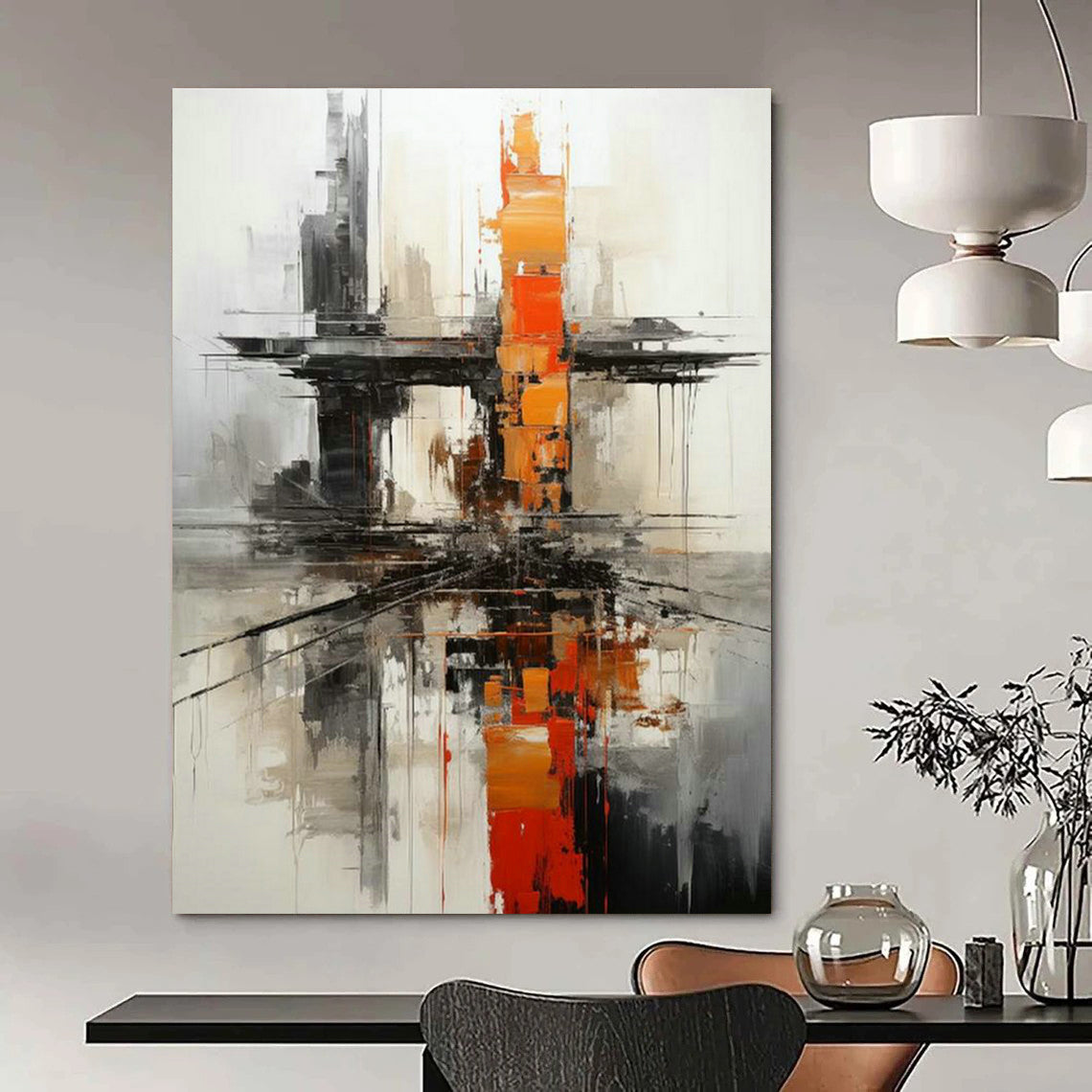 Extensive Custom Hand-Painted Abstract Painting - Magical Realm for Fairy Tale Theme Parks  DLZ0273