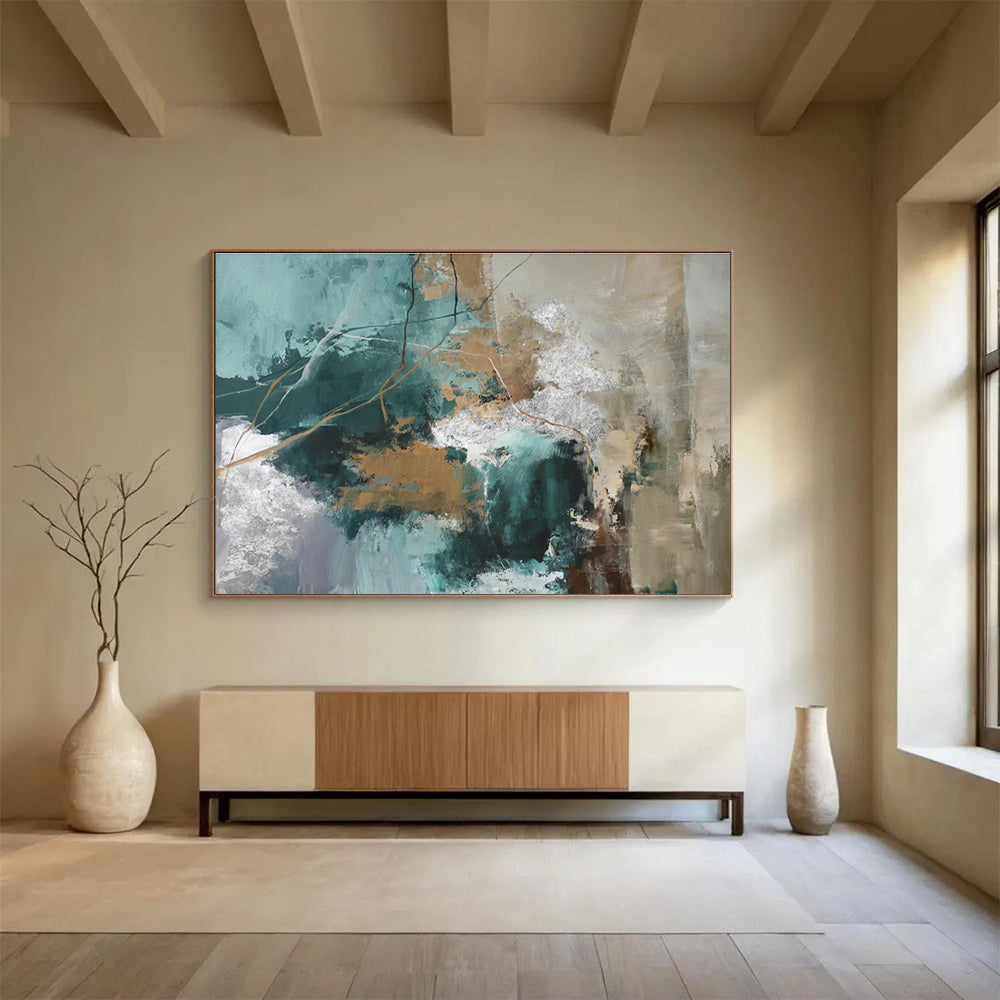 Customized Large-Scale Abstract Hand Painting for Digital Film Archive Preservation Center DLZ2897