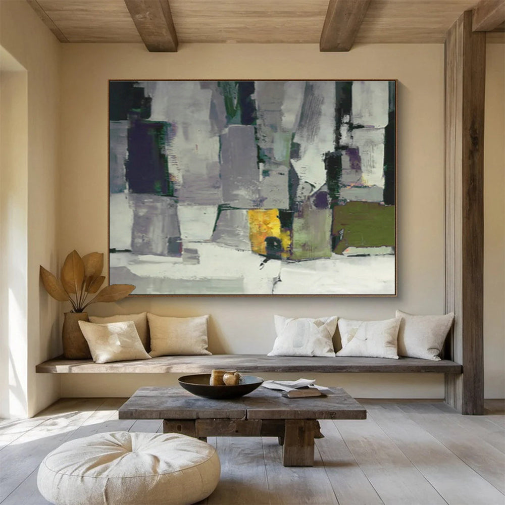 Large-Size Custom Abstract Hand Painting for Chocolate Factory DLZ2749