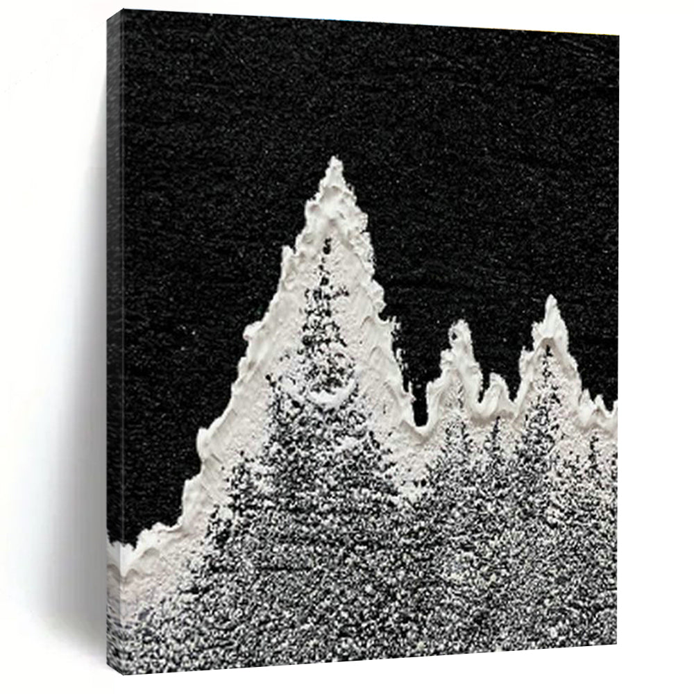 Oversized Customizable Hand-Painted Abstract Canvas for Glass Blowing Studios  DLZ0019