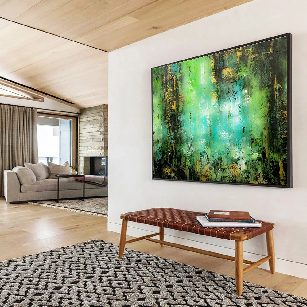 Jumbo Custom Hand-Painted Abstract Art for Aquarium Gift Shops DLZ3305